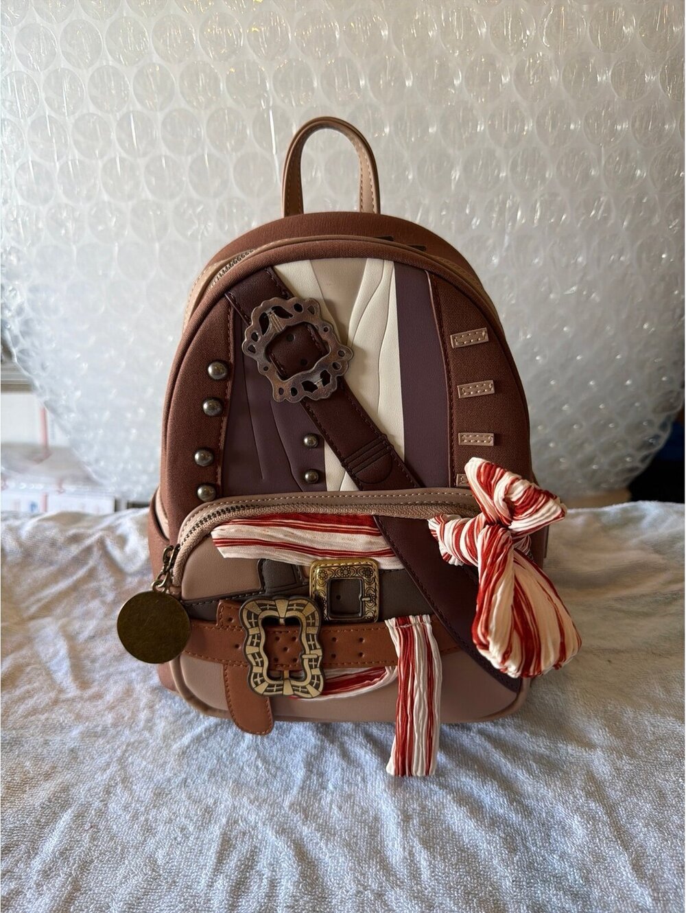 Loungefly Pirates of the Caribbean Captain Jack Sparrow Mini Backpack NWT